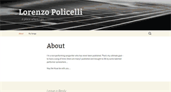 Desktop Screenshot of lorenzopolicelli.com